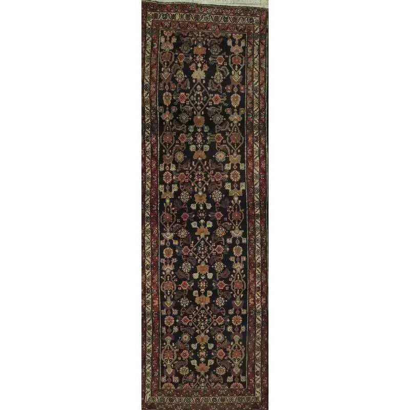 One Of The Kind Hand-Knotted Persian Wool Rug _ Luxurious Vintage Design, 11'8" x 9'3", Artisan Crafted